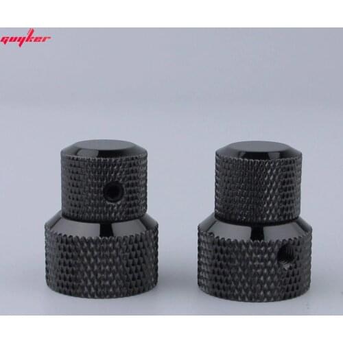 2 pcs High Grade GUYKER Guitar Volume Tone Stacked Control Knobs Smoky color