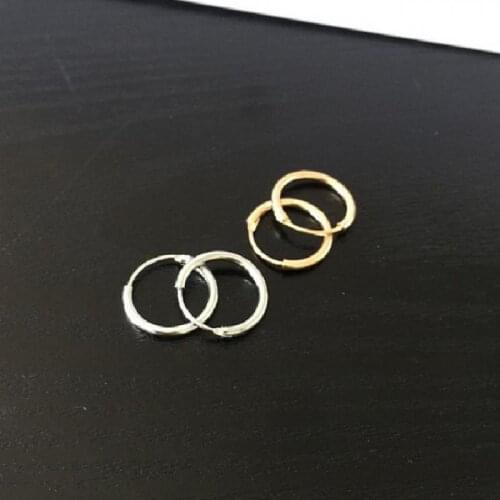 Retro Lady Round Earrings Cubic Zirconia Gold Earrings Couples Luxury Round Earrings Men & Women Wholesale Gifts