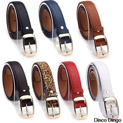 Ladies Metal Belt Casual Dress All-match Jeans Belt Adjustable Elastic Band