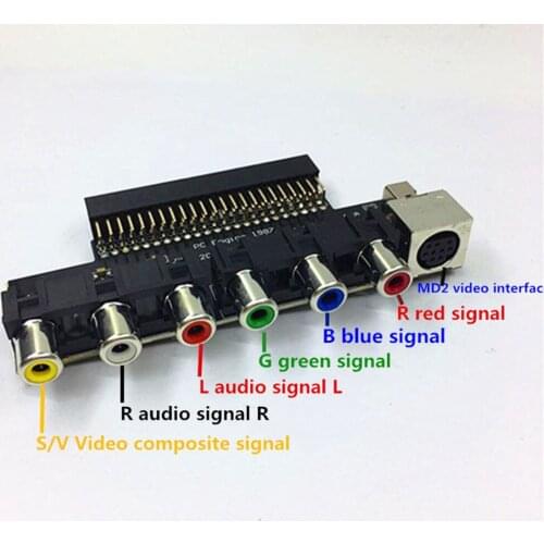 10 pcs a lot RGBS Board Video Booster RGBS Signal Output Audio Output For NEC PCE PC Engine Grafx Console Electronic Component