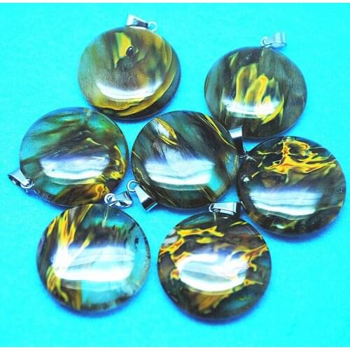 10pcs Nice Nature Cherry Quartz Pendants Size 25mm DIY Jewelry Compments Women Bracelets Making Findings Whole Price