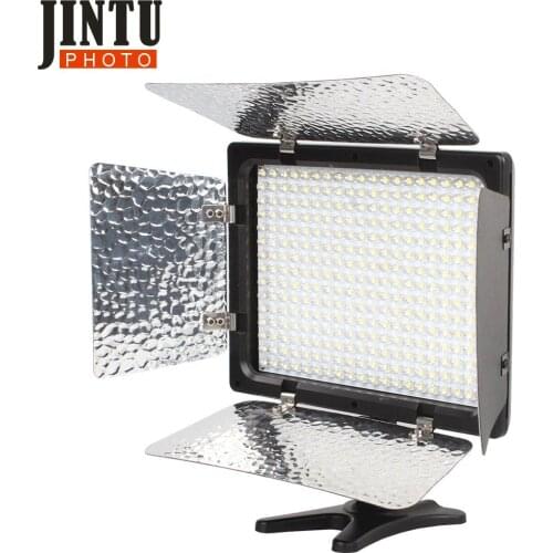 JinTu W300 300pcs LED Photo Camera Lamp Light Panel For Canon EOS 550D 650D 750D 800D 70D 80D 6DII 7DII 5DII 5DIII 5DIV Camera