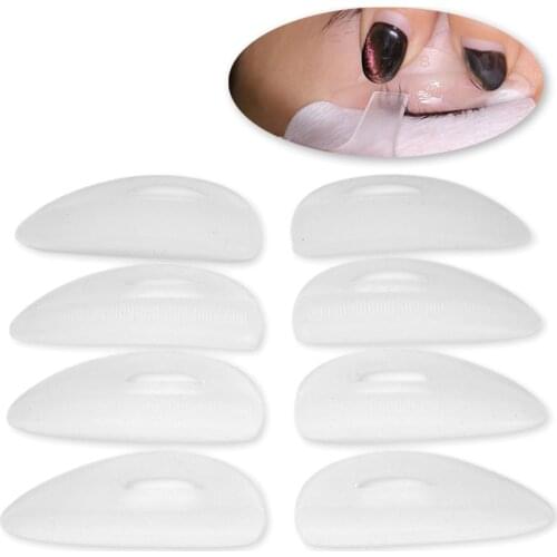 4 Pairs Eyelash Extension Eye Patch Mixed Size Girls Under Eye Pad Professional Eye Makeup Pad Woman Eye Lashes Pad