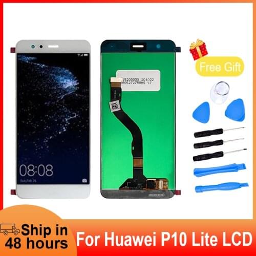 5.2" LCD For HUAWEI P10 Lite WAS-LX1 WAS-LX1A Touch Screen Digitizer Assembly Frame For HUAWEI P10 Lite Lcd Display Screen
