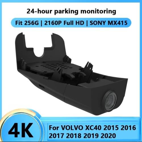 Novatek 96670 HD 4K Car Wifi DVR Dash Cam For VOLVO XC40 2015 2016 2017 2018 2019 2020 Control by Mobile Phone App SONY IMX 415