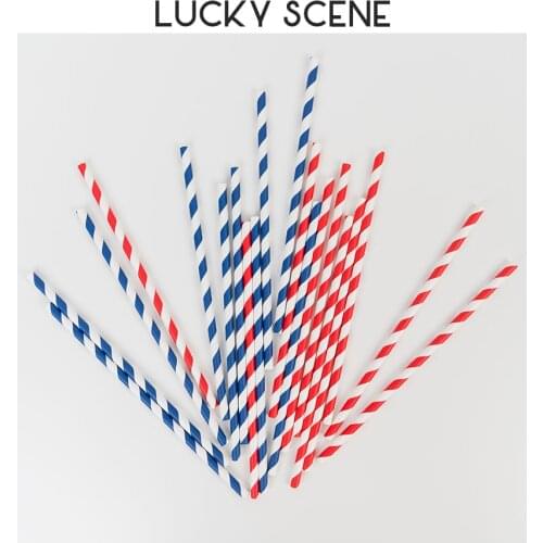 Paper Straw Disposable Party Baby Birthday Drink Dessert Decoration Tableware S01150