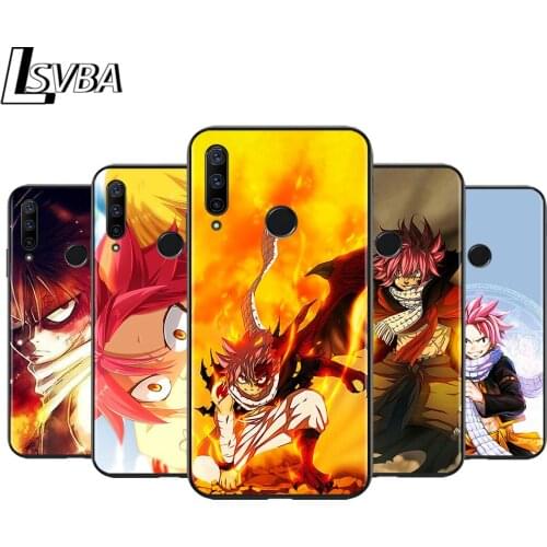 Anti-Fall Soft Black Cover Anime Manga Fairy Tail For Huawei Honor 30 20 10 9X 9 Lite Pro V20 20S 9S 9A 9C 9N Phone Case