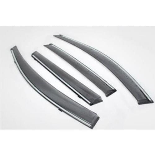 For Mitsubishi Eclipse Cross 2018 4pcs/set car body styling cover plastic Window glass Wind Visor Rain/Sun Guard Vent Car-covers