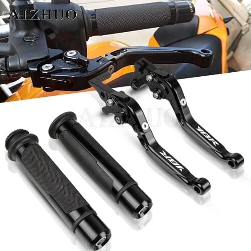 For YAMAHA YBR125 YBR 125 2005-2010 2006 2007 2008 2009 Motorcycle Foldable Extendable Brake Clutch Levers+Handle Grips