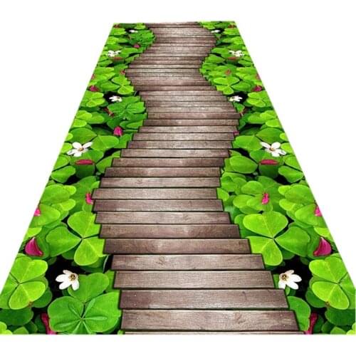 Idyllic Style Living Room Carpet Bedroom Bedside Blanket Can Be Cut Porch Door Mat Floor Mat Corridor Aisle Carpet Stair Mat