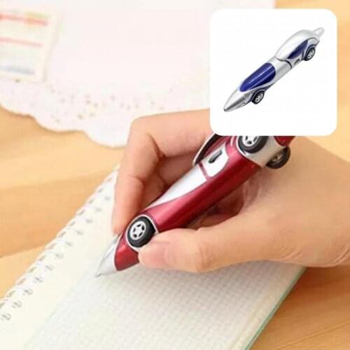 Creative Compact Kids Stationery Rollerball Pen Funny Ball Point Pen Comfortable Grip for Children