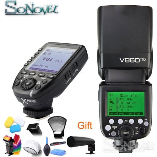 Godox Ving V860II V860II-O 2.4G HSS 1/8000 Li-ion Battery TTL Camera Flash + Wireless Transmitter Xpro-O for Olympus Panasonic