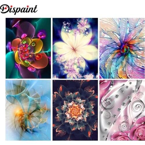 Dispaint Diy Full Square Round Drill 5D Diamond Painting Cross Stitch Diamond Embroidery "Mandala landscape" Home Decor Gift