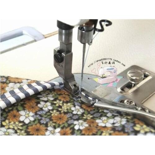 Industrial sewing machine binder Pulling tube edging tool faucet faucet, single needle flat car up and down two fold edging 10MM