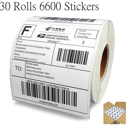 Dymo 4XL 1744907 Compatible - 4" x 6" Thermal Postage Shipping Labels 220 Direct Thermal Printer per Roll Amazon / eBay / Wish