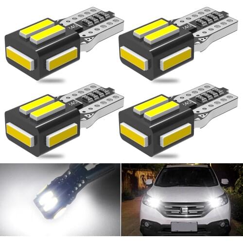 4X W5W T10 LED Canbus Bulbs On Cars Parking Interior Dome Lights Automotive Goods For Vw Golf 5 Mk4 6 Mk2 Renault megane 3 2 4