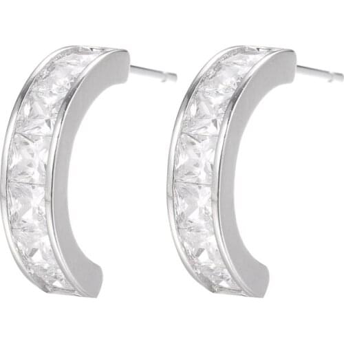 Bettyue New Arrival Simple Style Noble Earring With Tiny Zirconia For Women&Ladies Fashion Statement Modern Jewelry Party Gift