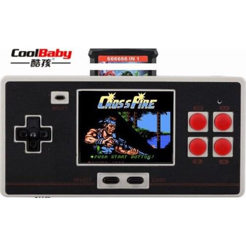10 PCS Classic Handheld Game Console 2.7" For NES FC600 In 1 HD Classic Game SUP Plug-In TV Output Game Machine Gamepad
