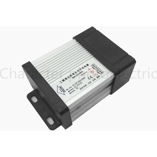 AC 187-265V LED Driver 60W 12V 5A LED Power Supply Rain-proof LED Light Power Adapter Outdoor Application