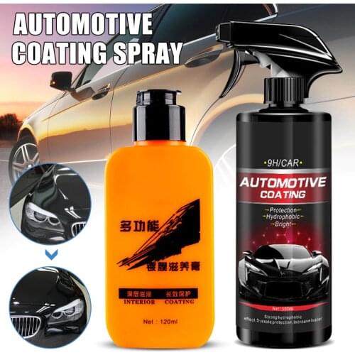 Car Spray Wax Car Cleaning Liquid Ceramic Spray Coating Car Polish Spray Sealant Top Coat Quick Nano-Coating For Car