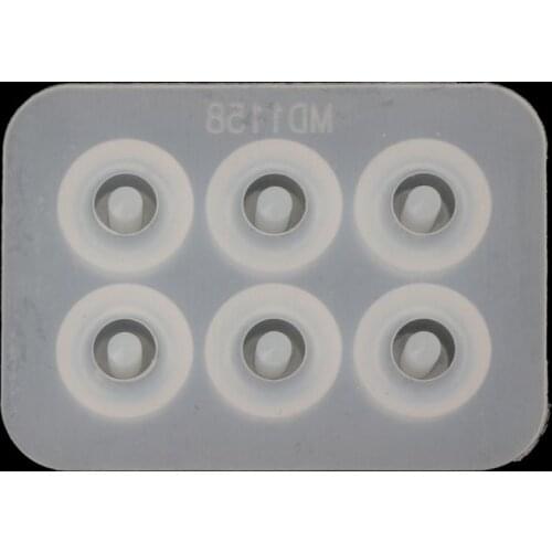 Big Hole Bead Silicone Mold Fit For Add-a-Bead Bracelet DIY Resin Jewelry Making