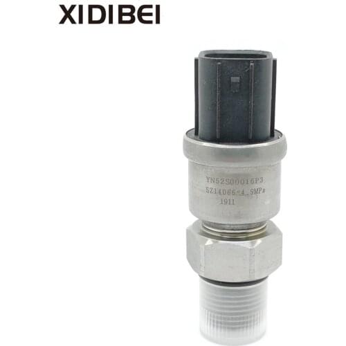 4.9Mpa Negative Pressure Sensor YN52S00016P3 for SK210-6 SK250-6 Kobelco Excavator