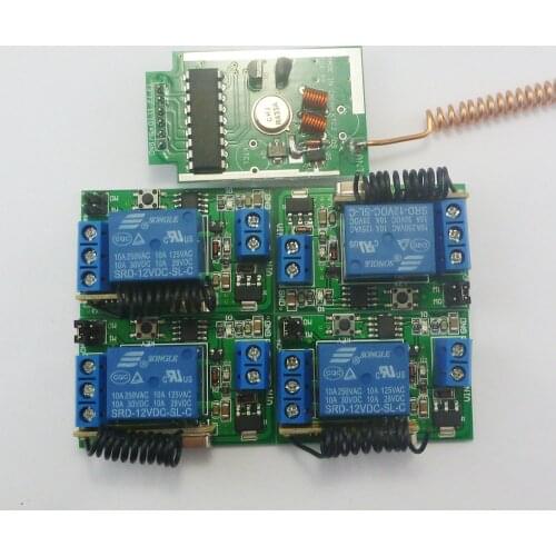 Dc 12v 433mhz Pt2262 Transmitter Delay Control Relay Switch Receiver Module Kit Wireless Light Bulb System Inquiry/Confirmation
