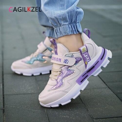 CAGILKZEL 2020 Autumn Kids Shoes For Girl Comfortable Sneakers Girls Children Shoes Fashion Casual Running Sports Shoes For Boys