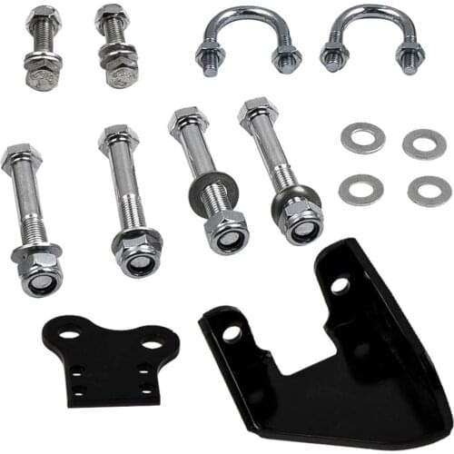 Dual Steering Stabilizer Damper Kit 4'' Up Lift Big Bore For Jeep Wrangler YJ 4WD Absorbeurs Kit Amortisseur de Direction