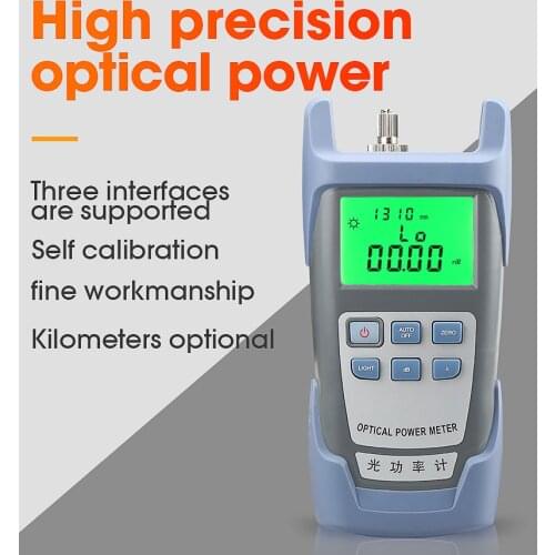 AUA-9 Optical Power Meter Fiber Optical Cable Tester -70dBm~+10dBm SC/FC 2 kinds interface Connector