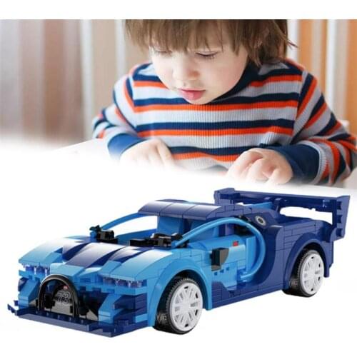 2.4G Building Blocks Telecontrol Car Kits Programming Assembly Building Block Telecontrol Car Racing Car Toy for Kids Boy Gift