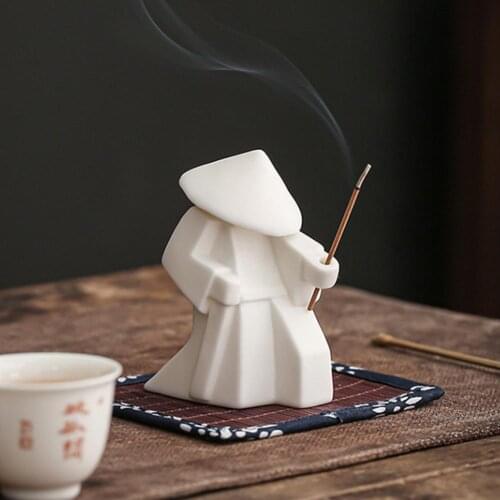Delicate Incense Holder Delicate Eye-catching Censer Burner Ceramic Incense Holder Home Table Censer Burner for Decorating