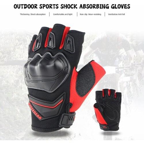 Summer Men Cycling Gloves Mountain Bike Half Finger Gloves MTB Road Boxing Gloves Gym Fitness Non-slip Sportswear s