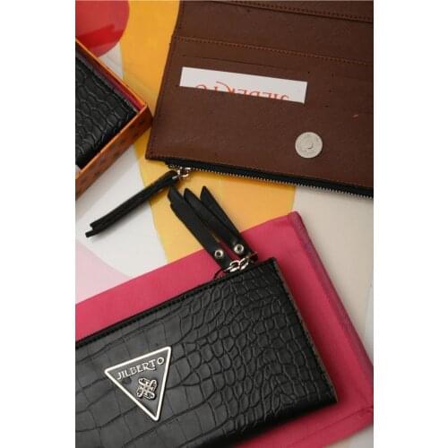 Limoya Bags Adale Black Kroko Patterned Wallet 'Turkish' Quality 2021 Fashion Design Season Comfort Fast Shipping