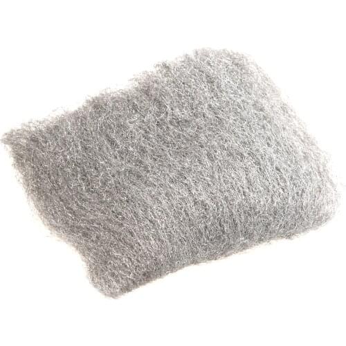 MagiDeal Top Quality 1Pc Steel Cotton Snooker Billiards Pool Cue Copper Ferrule Cleaning Cloth Shaft Polisher Smoothing Gray