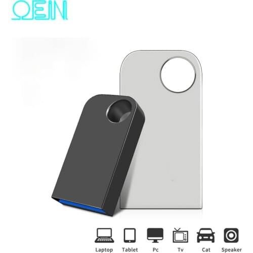 MINI usb flash drive 128GB 64GB 32GB 16GB 8GB 4GB pen drive pendrive флэш-накопител metal u disk memoria cel usb stick gift