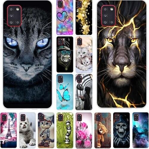 Soft TPU Back Cover For Samsung Galaxy A31 Case Silicone Cover For Samsung A31 A 31 SM-A315F Phone Case Fundas Coque Capa Bumper