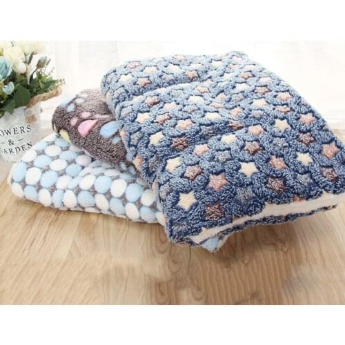 Soft Flannel Pet Mat dog Bed Winter Thicken Warm Cat Dog Blanket puppy Sleeping Cover Towel cushion for small Medium large dogs