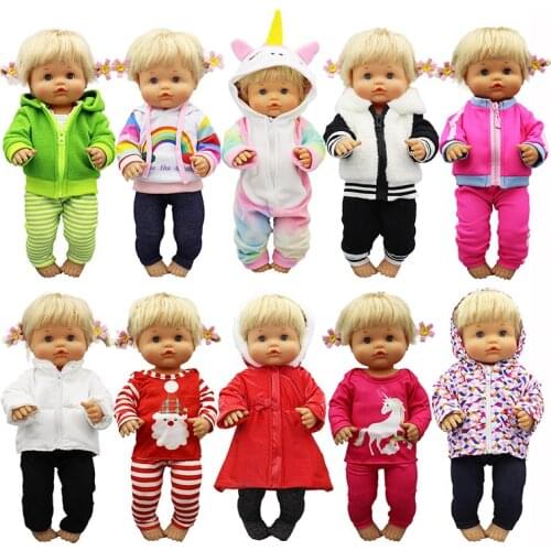2020 New Wintert Suit doll Clothes Fit 42cm Nenuco Doll Nenuco su Hermanita Doll Accessories