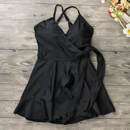2021 New Women Solid Bandage One Piece Swimwear Bathing Suit Swimming Dress Beach Wear Summer Sexy Swimsuits Push Up Swimsuit