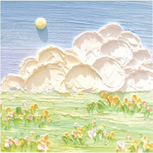 Mini Oil Painting Notepad Portable Notebook Small Square Series Note Book Diary Sketchbook School Office Supplies Drop shipping