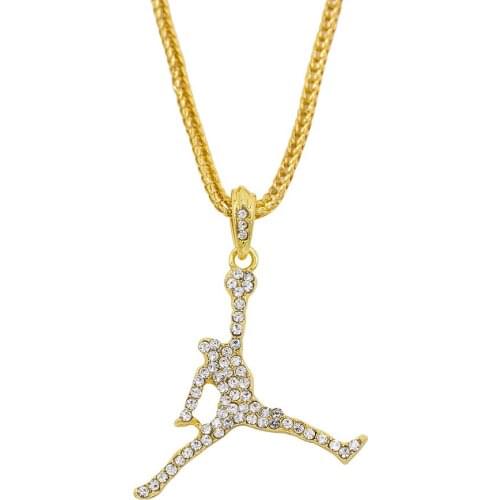 2020 Hip Hop Alloy Full Necklace Dunk Dunk Pendant Necklace Jewelry