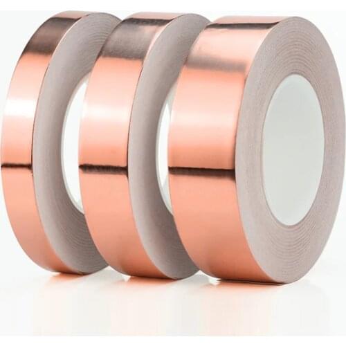 Professional Single Side Conductive Copper Foil Tape Adhesive EMI Shielding Heat Resist Repair Tape Anti-static Repair Tape