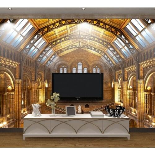 Bacaz Luxury 3D Modern European architecture Wall paper Art Wall Mural Living Room TV background stereoscopic Mural Wallpaper