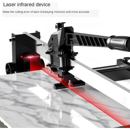 Manual tile cutter, double track tile push knife, high precision laser floor tile tool artifact