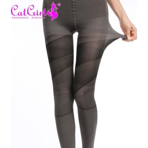 RUIN Womens Tights Womens Pantyhose Blace And White Striped Printed Girls tights