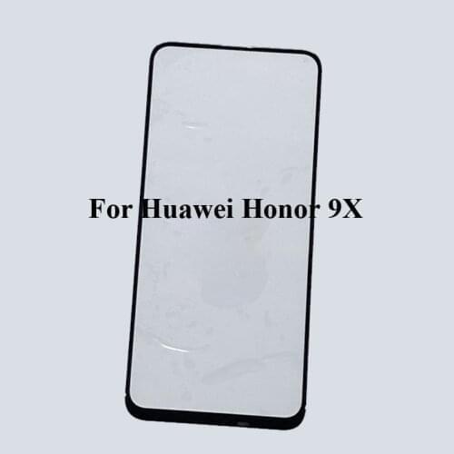 2PCS For Huawei Honor 9X Touch Screen Glass Digitizer Panel Front Glass Sensor For Honor 9X 9 X Honor9X Without Flex