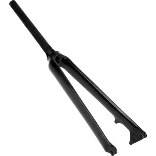 Full Carbon Fiber Ultralight Road Bike Fixed Gear Bicycle Cycling Fixie Front Fork for Disc Brake/V-brake 28.6mm 700C 650C 1-1/8