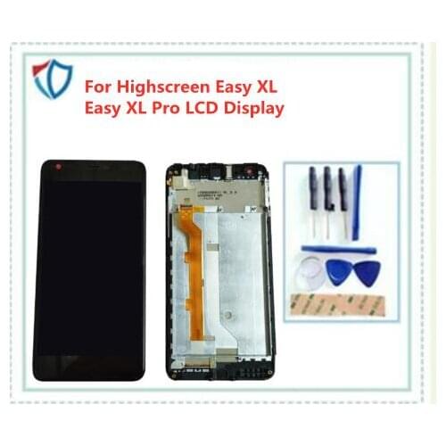 For Highscreen Easy XL Easy XL Pro LCD Display With Touch Screen Digitizer Assembly Replacement With Tools