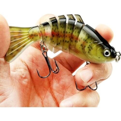 1PCS 15.5g/10cm hot type bait hard bait 7 section chub quality professional chub depth 0.8-1.5m